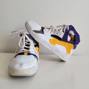 Nike Air Flight Huarache Lakers White Purple Yellow – Men’s‎ Size 9